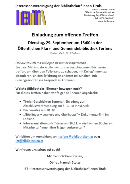 Vernetzungstreffen